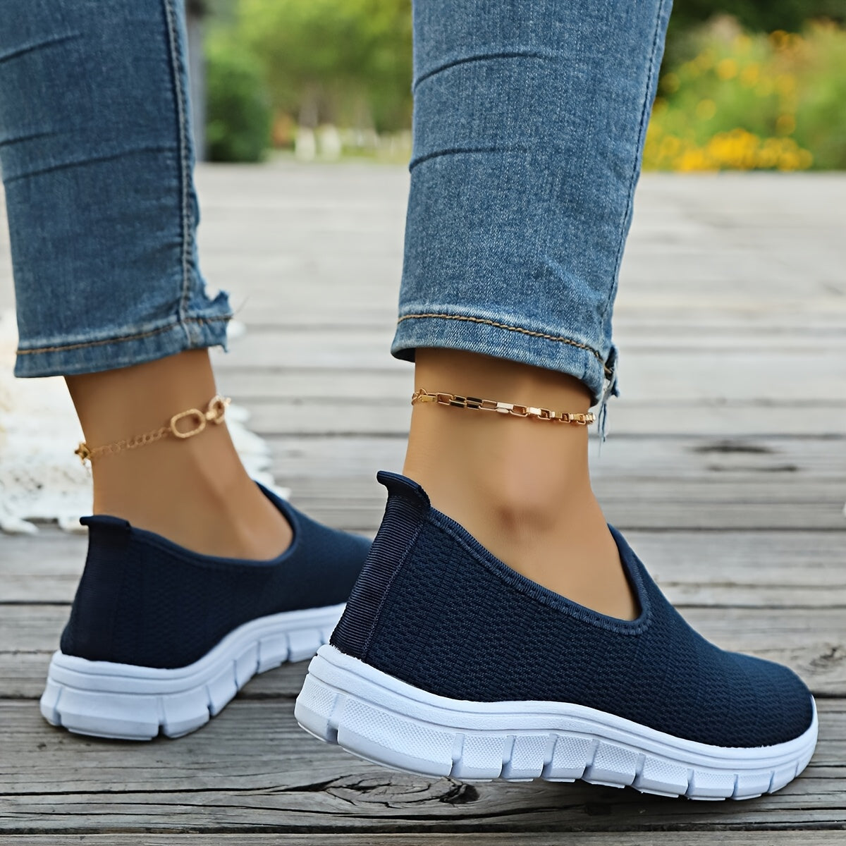 Diana Zapatillas Ortopédicas Knit Slip-On