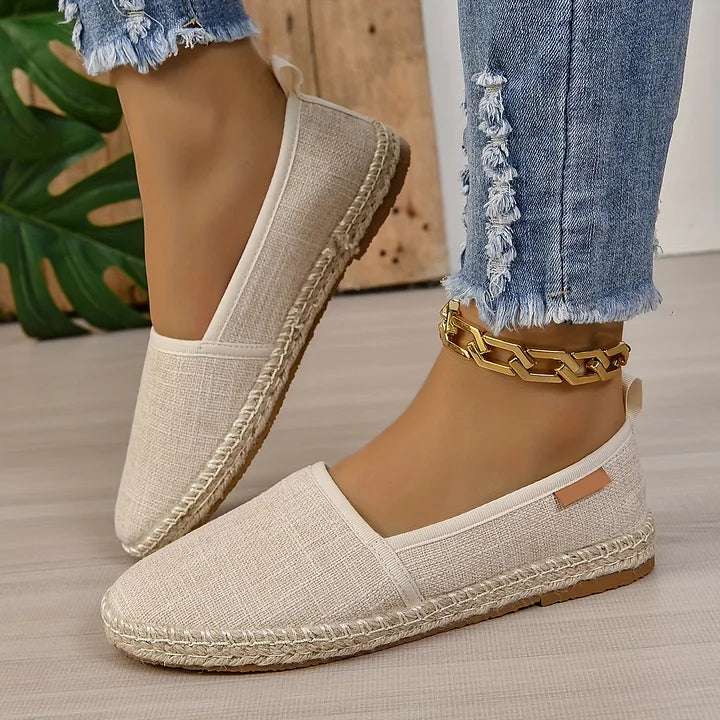 Beatrice Breeze Zapatillas Slip-On de Lino