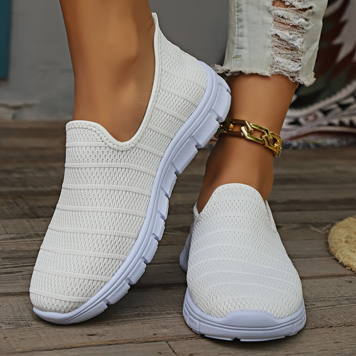 Diana Zapatillas Ortopédicas Knit Slip-On
