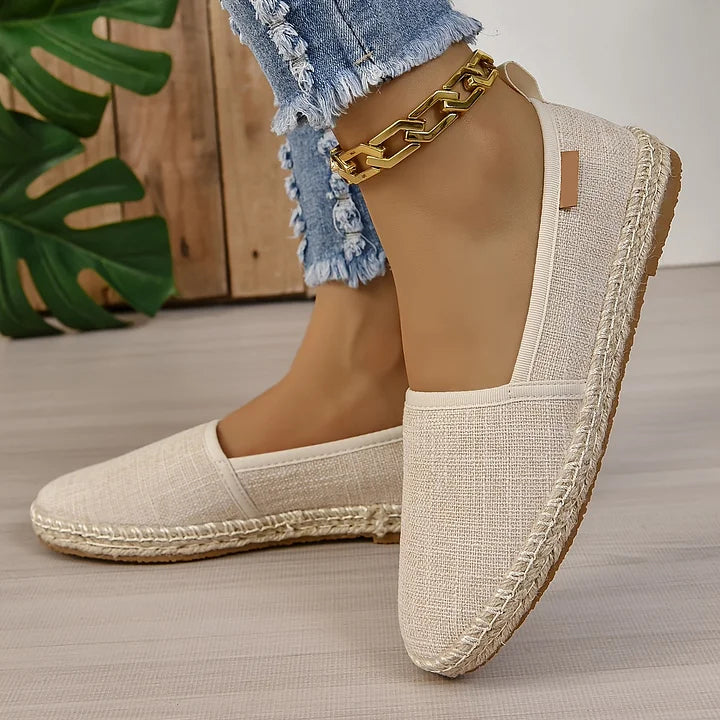 Beatrice Breeze Zapatillas Slip-On de Lino