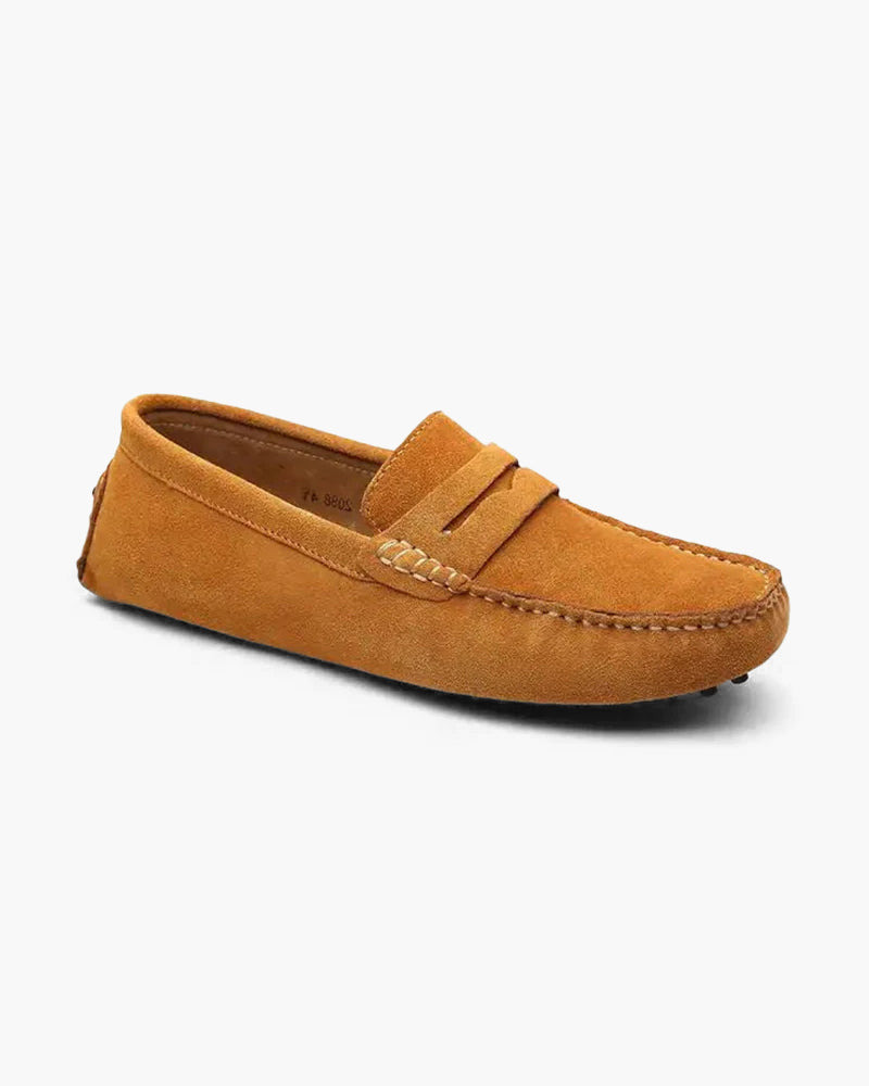 Topaz Suede Driver Mocasines