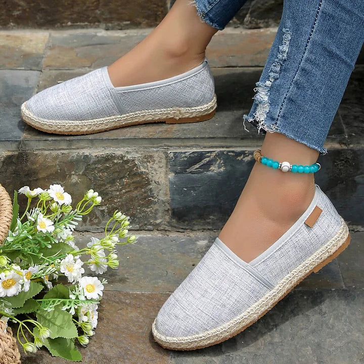 Beatrice Breeze Zapatillas Slip-On de Lino
