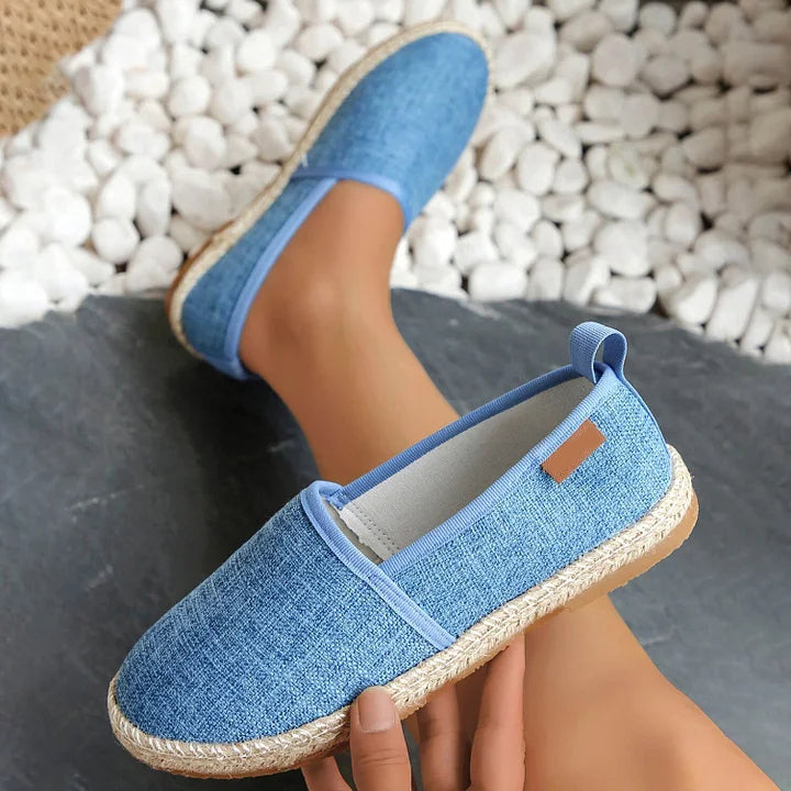 Beatrice Breeze Zapatillas Slip-On de Lino