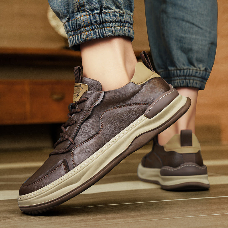 Gael Zapatillas de Cuero Genuino