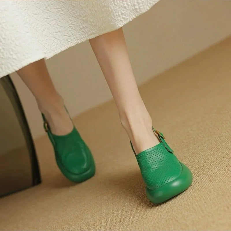 Amélie Sandalias con Tacón Hueco