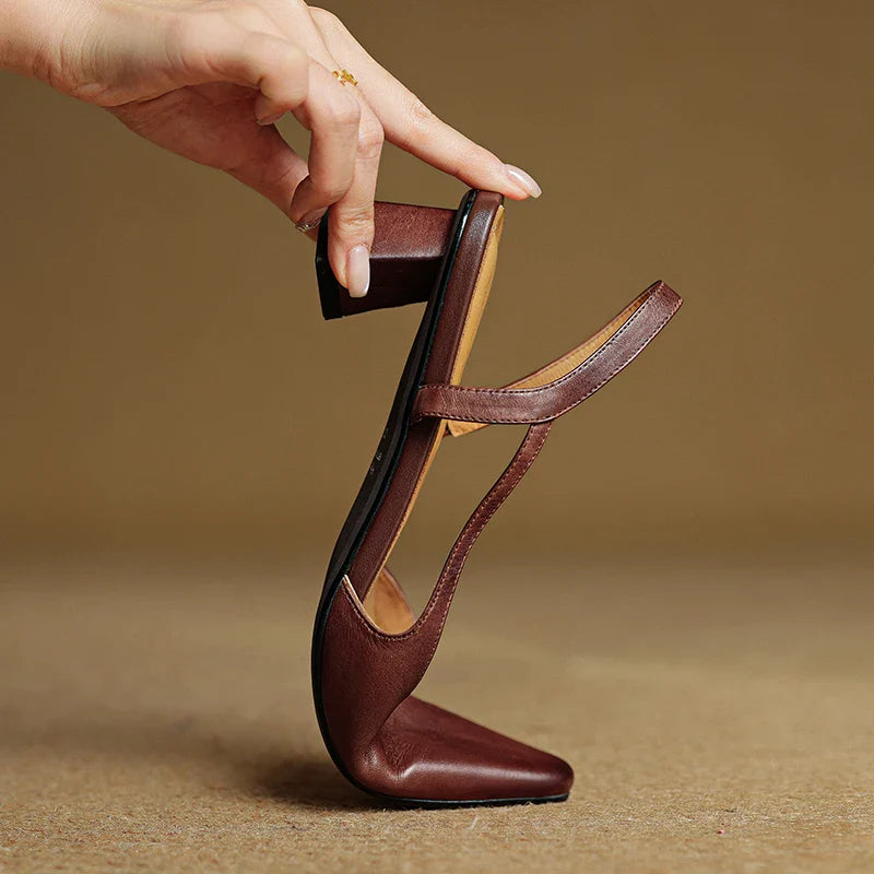 Noble Tacones de Cuero