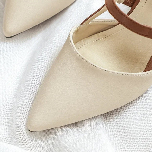 Magnifique Tacones de Cuero