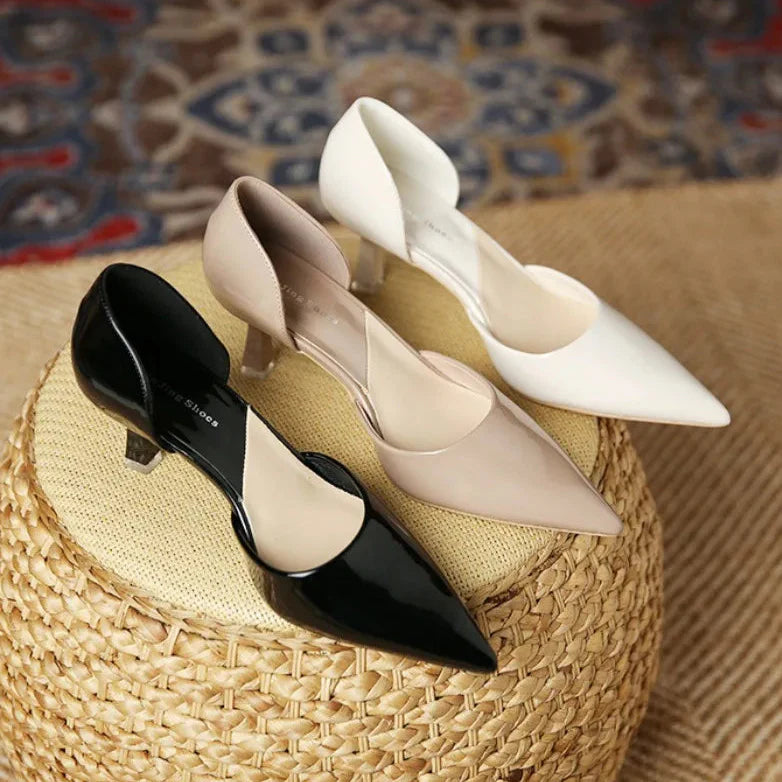 Veritas Tacones de Cuero