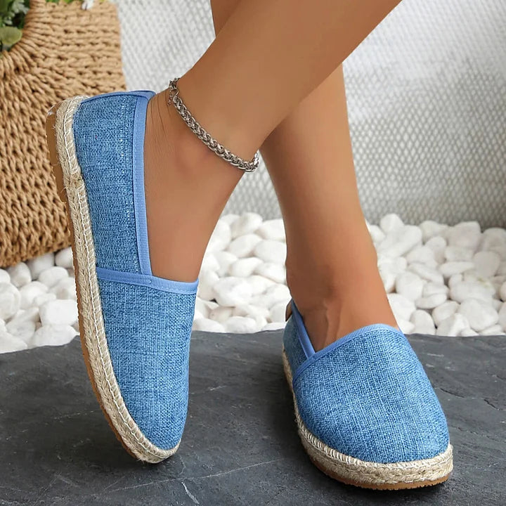 Beatrice Breeze Zapatillas Slip-On de Lino