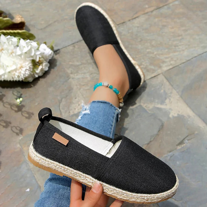 Beatrice Breeze Zapatillas Slip-On de Lino