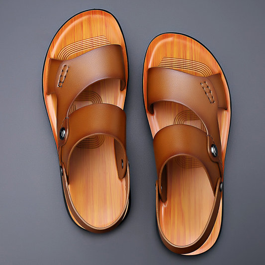 Realm Sandalias de Cuero