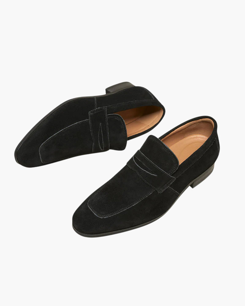 Court Suede Penny Loafers