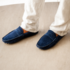 Topaz Suede Driver Mocasines