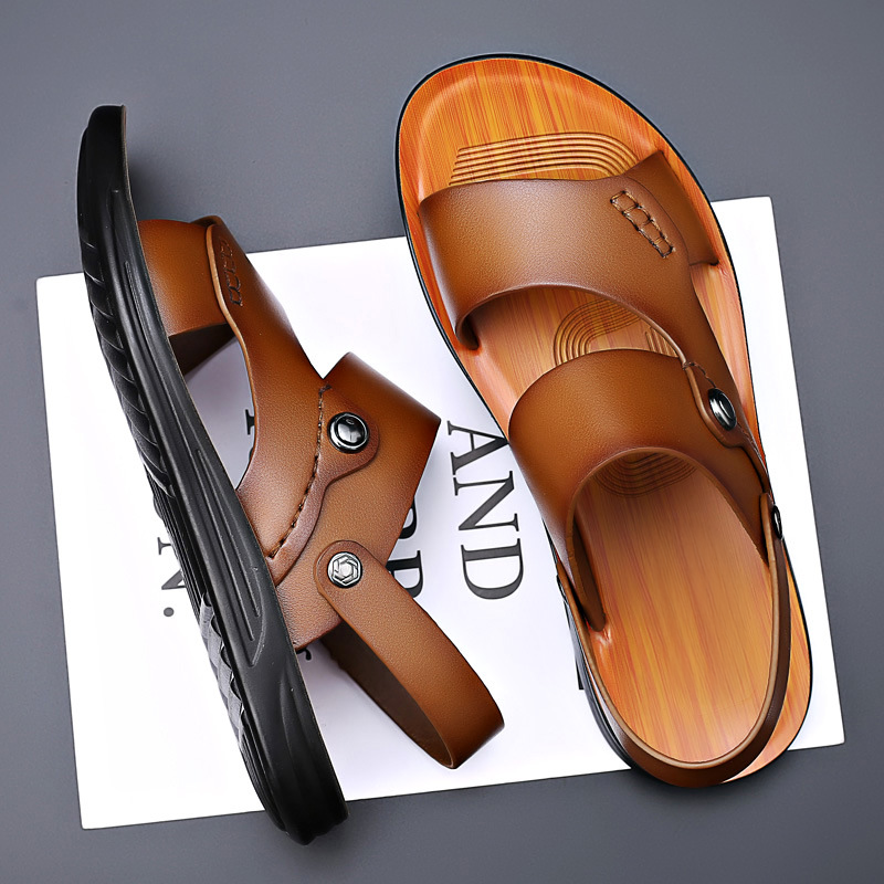 Realm Leather Sandals