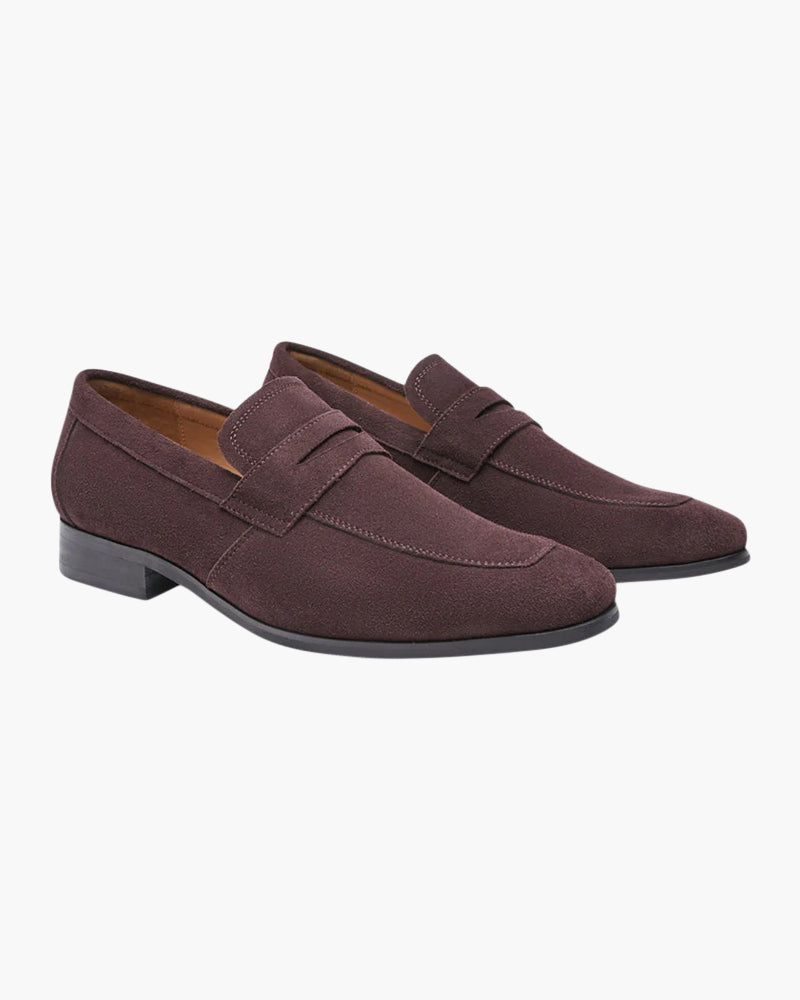 Court Suede Penny Loafers