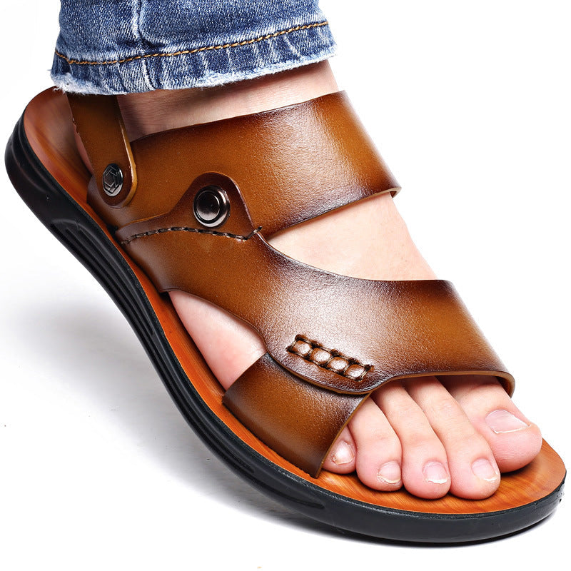 Realm Leather Sandals