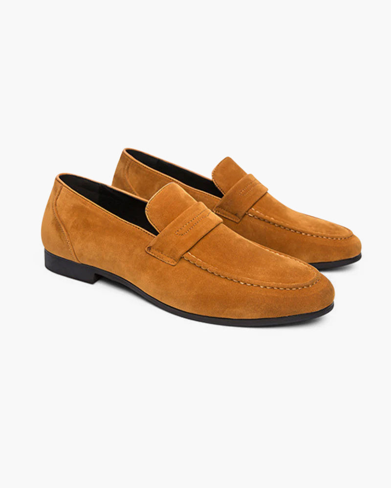 Court Suede Penny Loafers