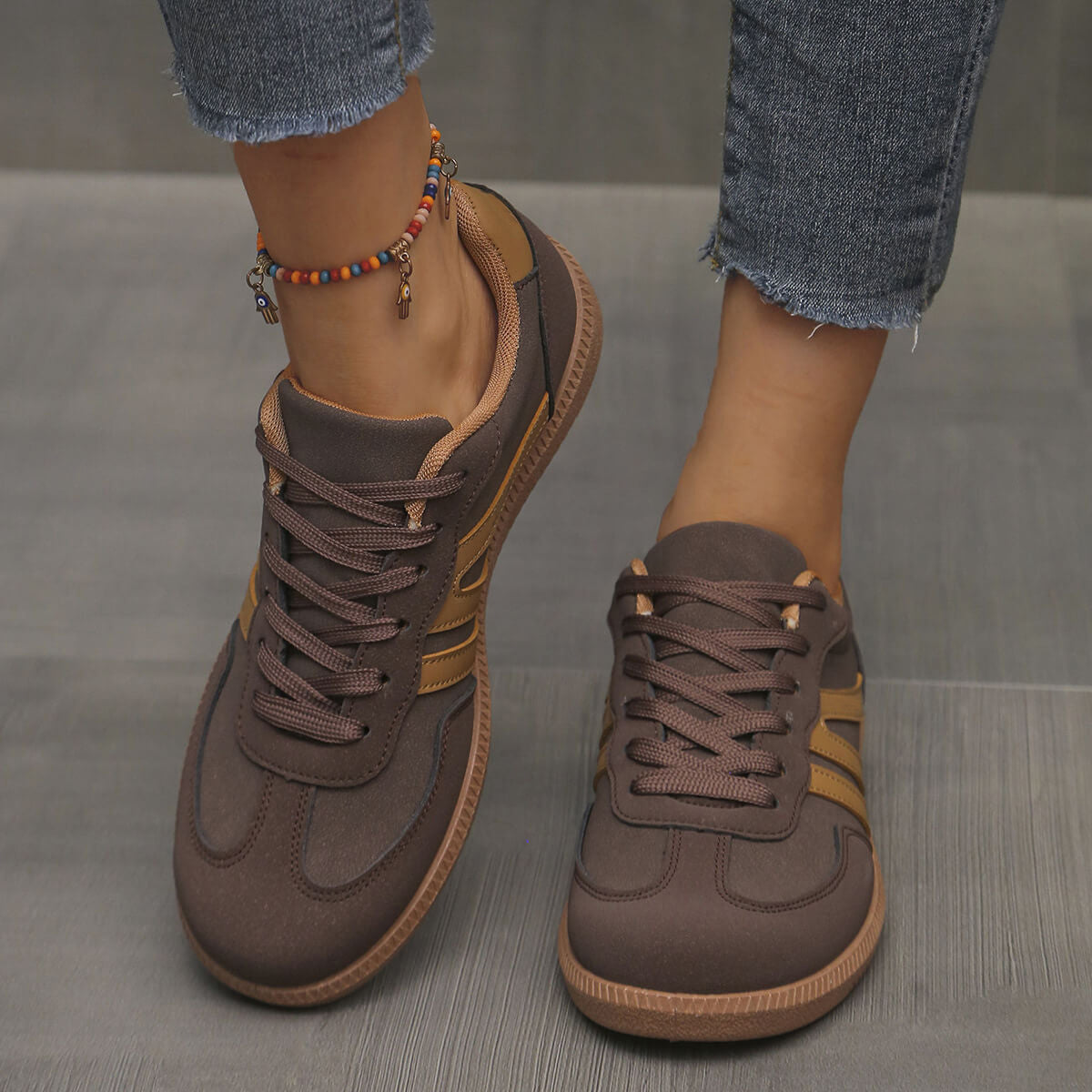 Inès Suede Orthopedic Trainers