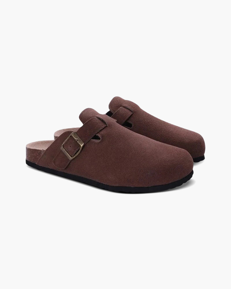 Veritas Suede Clogs