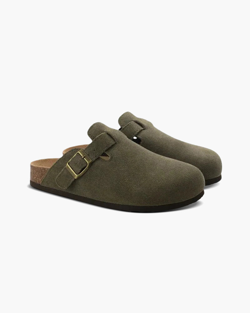 Veritas Suede Clogs