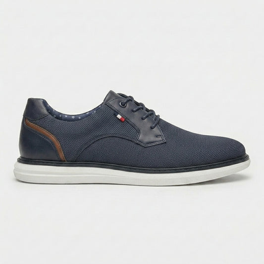 Tenis de Cuero Nero - Azul