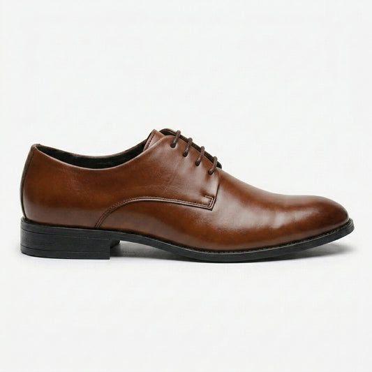 Zapato Derby de Cuero Belgrave - Marrón