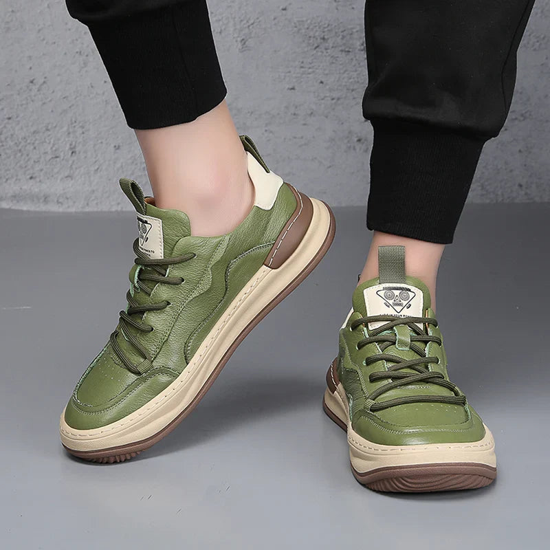 Gael Zapatillas de Cuero Genuino