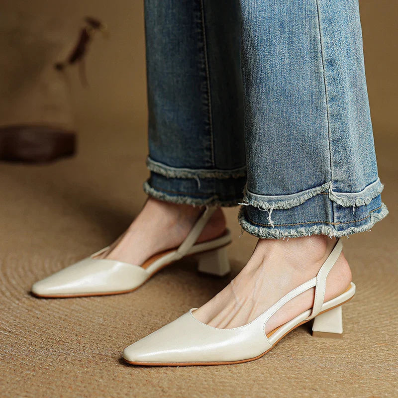 Noble Tacones de Cuero