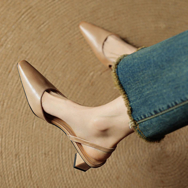 Noble Tacones de Cuero