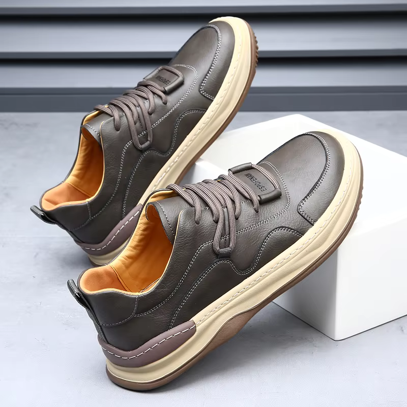 Alfredo Zapatillas de Cuero Genuino