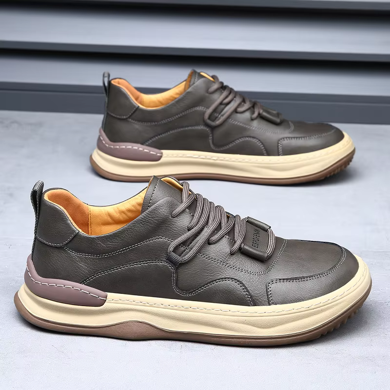 Alfredo Zapatillas de Cuero Genuino