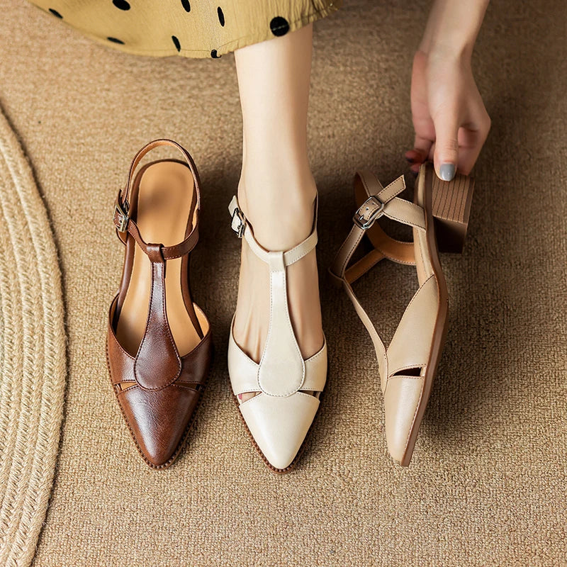 Peak Tacones de Cuero