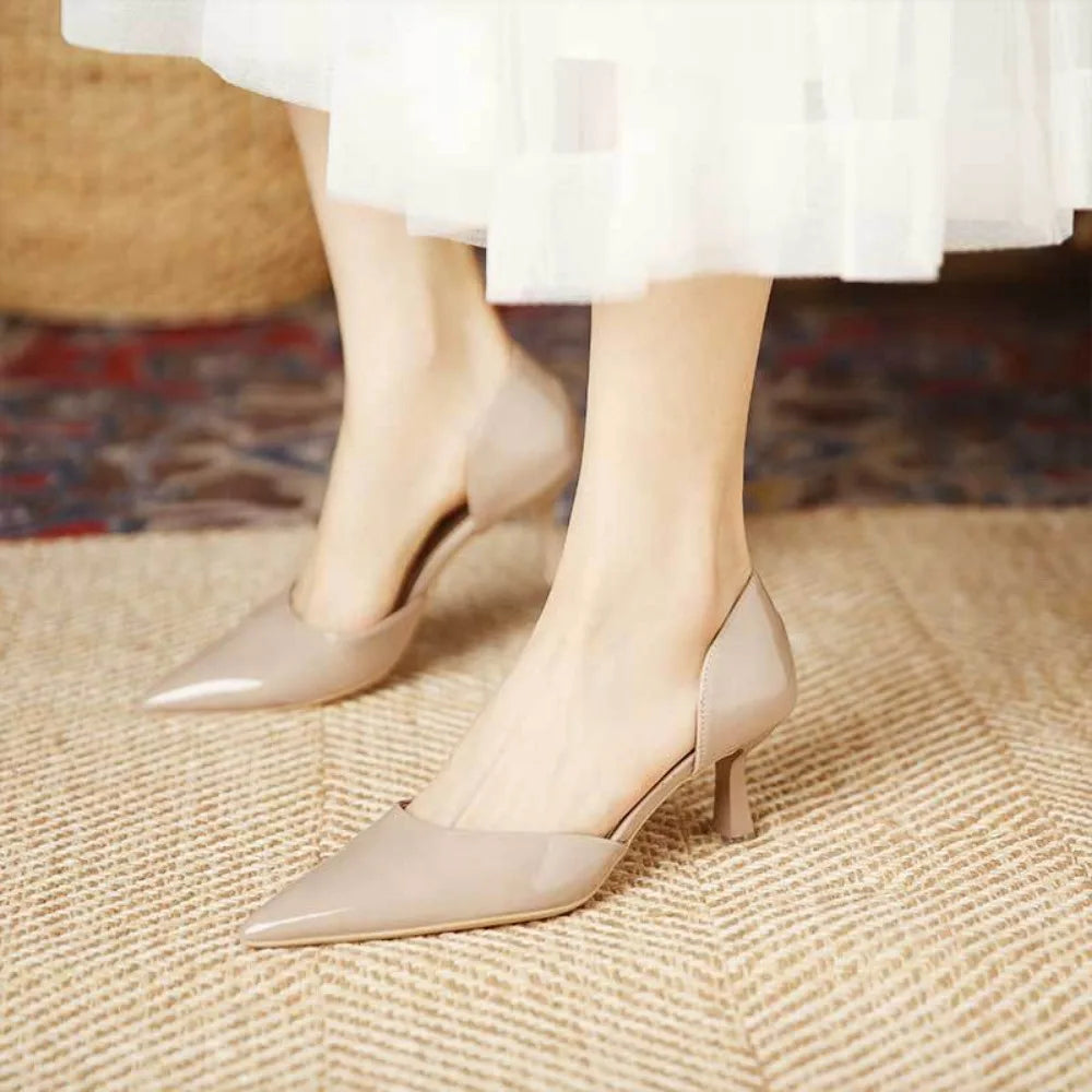 Veritas Tacones de Cuero