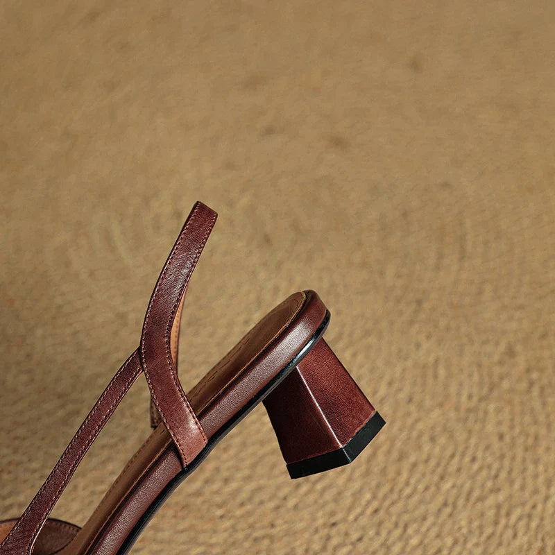 Noble Tacones de Cuero