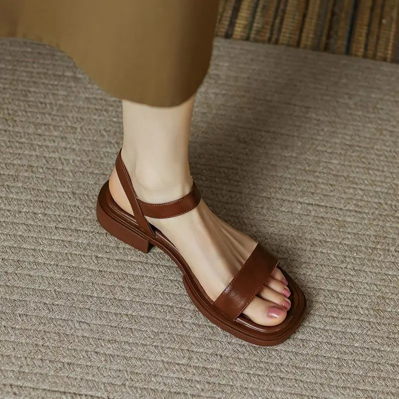 Camille Leather Sandals