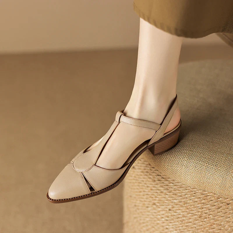 Peak Tacones de Cuero