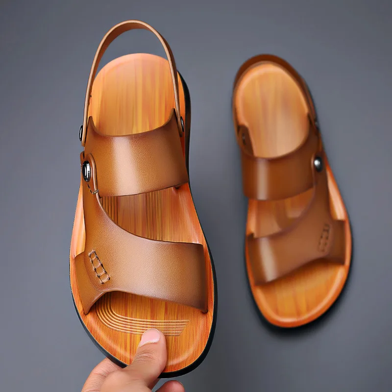 Realm Leather Sandals