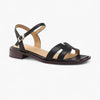 Eleonora Strappy Ankle Sandals – Women’s Square Heel Slip-Ons