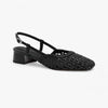 Vivienne Woven Leather Heels