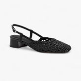 Vivienne Woven Leather Heels