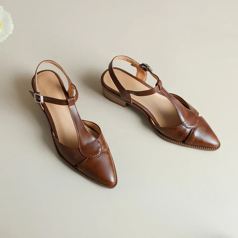 Peak Tacones de Cuero