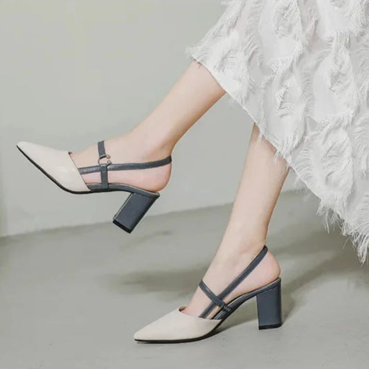 Magnifique Tacones de Cuero