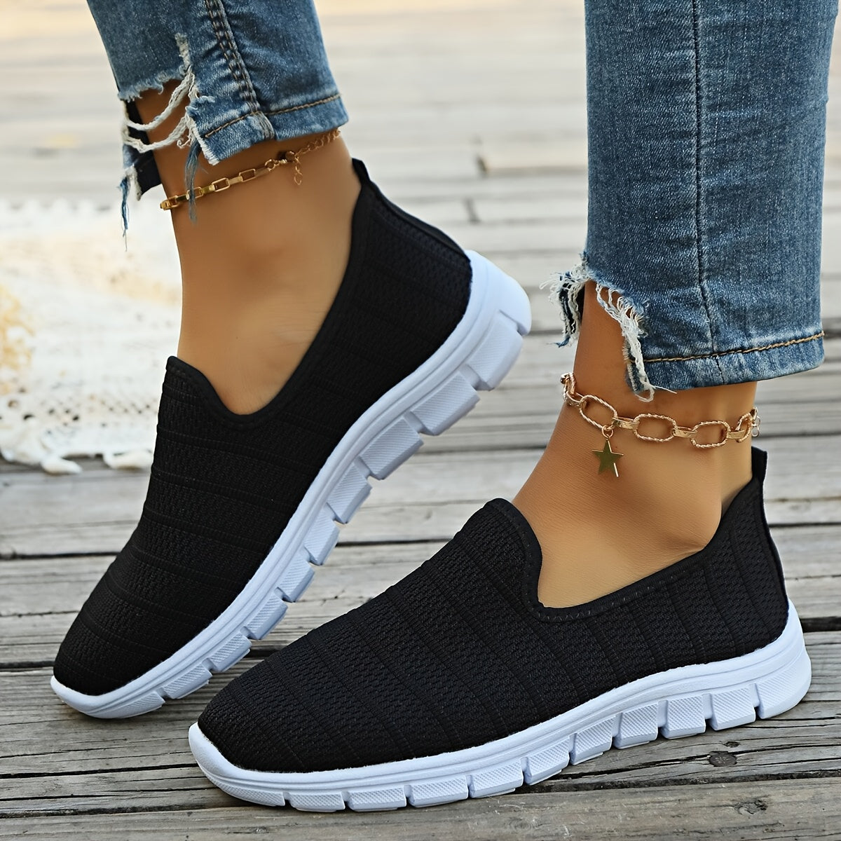 Diana Knit Slip-On Orthopaedic Sneakers