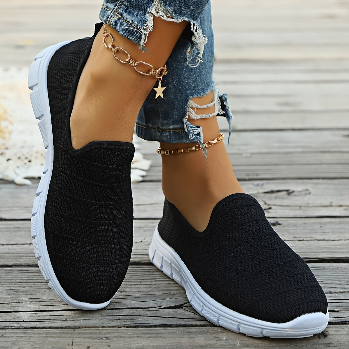 Diana Knit Slip-On Orthopaedic Sneakers